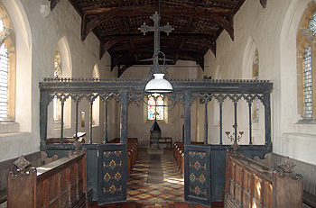 The interior looking west February 2012